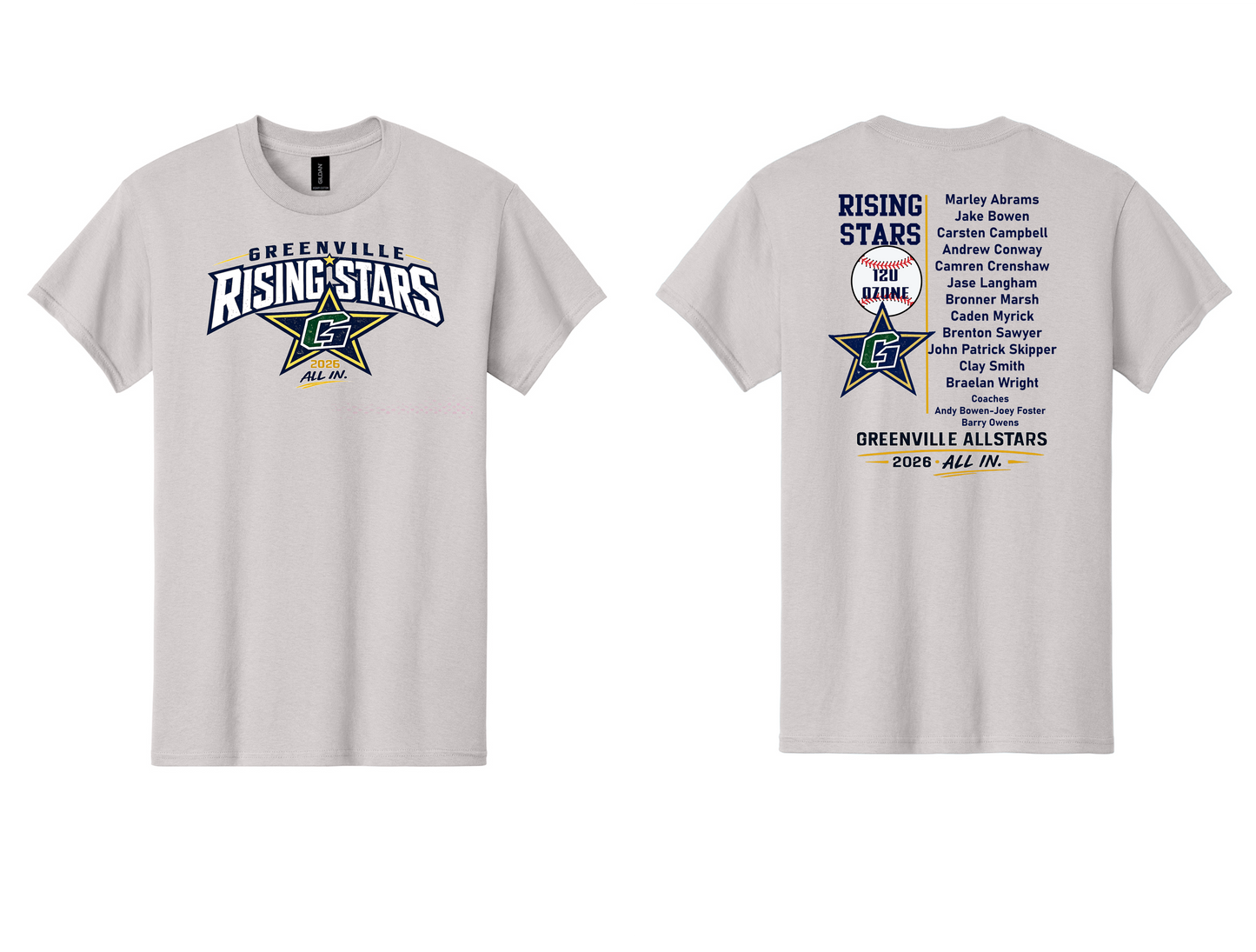 12U Ozone Rising Stars Baseball-Greenville 2026