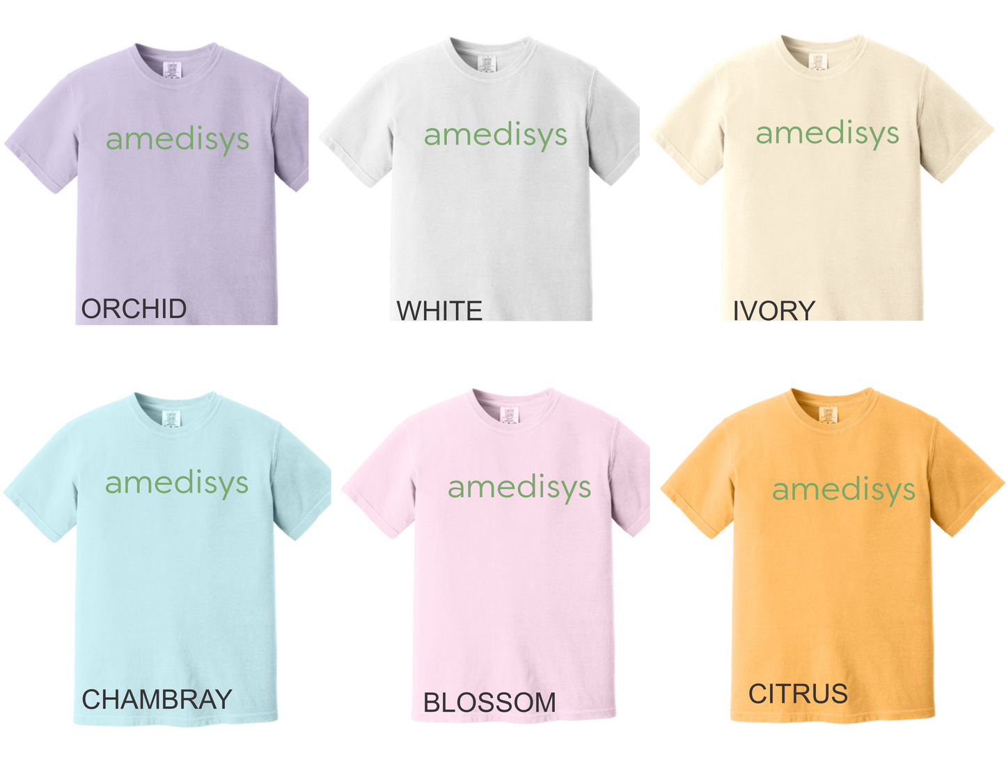 Amedisys Comfort Color Shirts