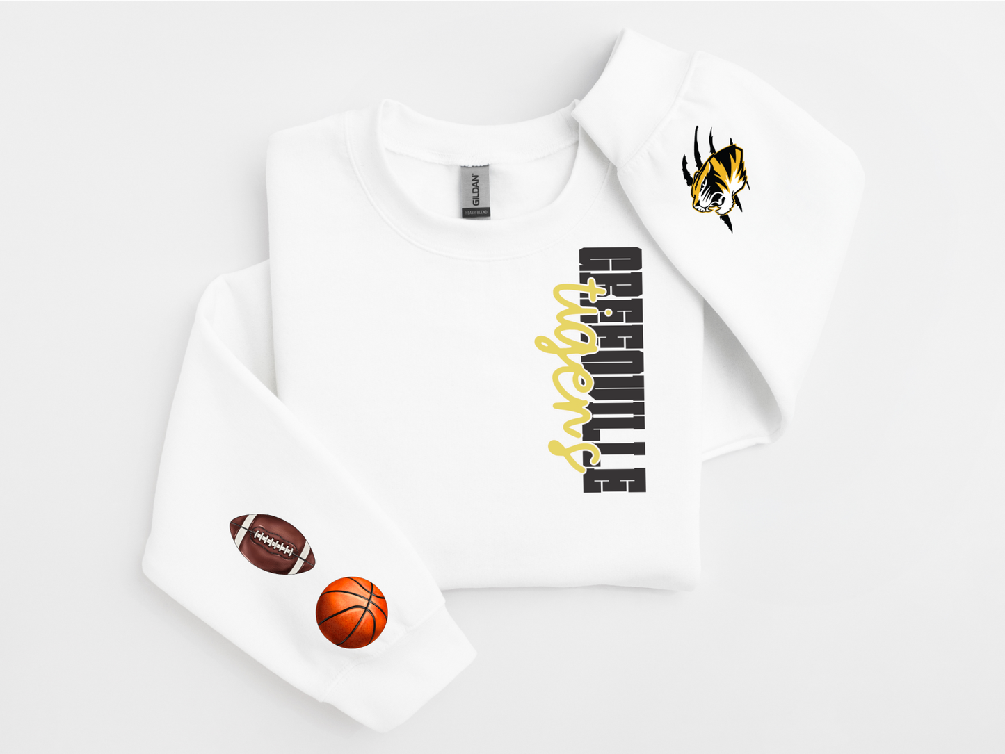School/Mascot with Sleeves