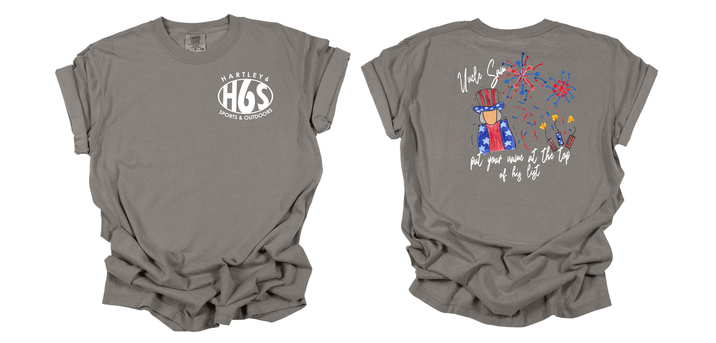 4th of July Hand Drawn Hartley 6 Tshirts