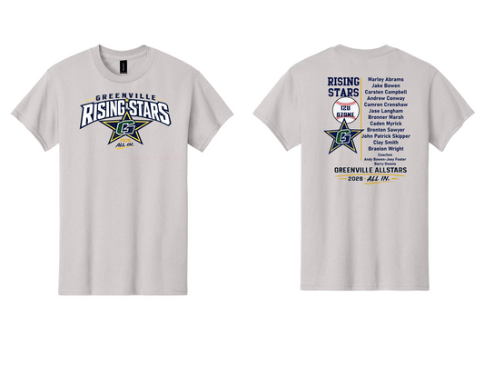 12U Ozone Rising Stars Baseball-Greenville 2026