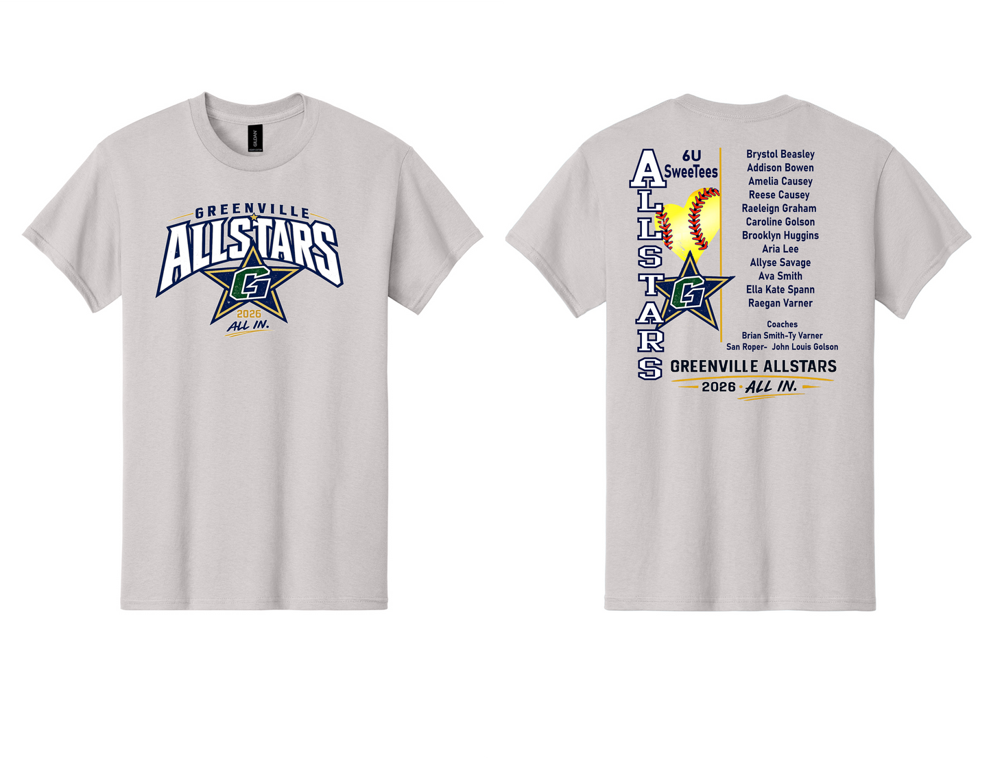 6u SweeTees-2026 Greenville Allstars
