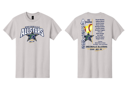 6u SweeTees-2026 Greenville Allstars