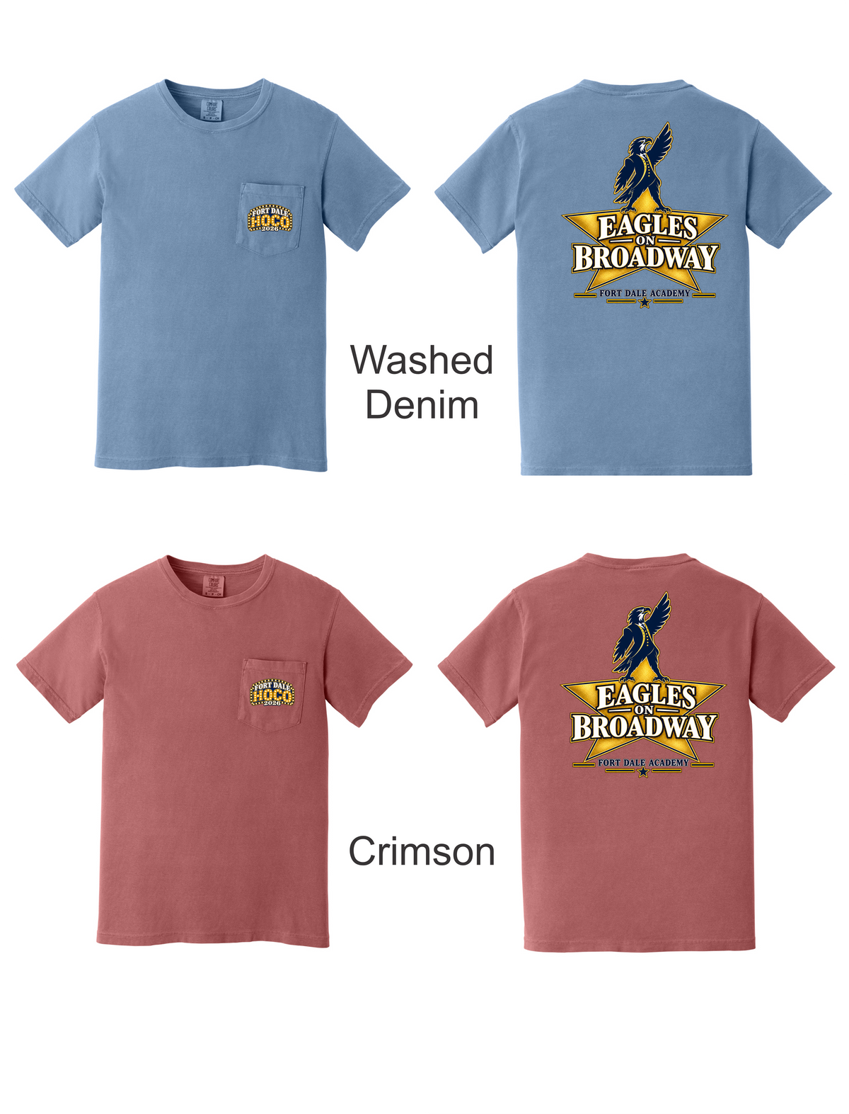 Fort Dale HOCO Shirts-Eagles on Broadway
