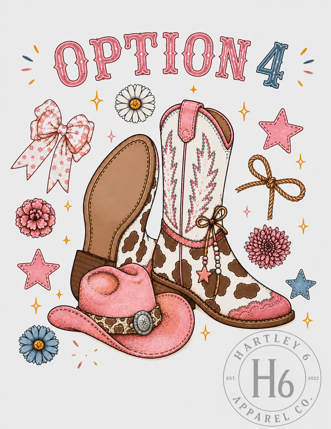 Personalized Cowgirl Boots & Hat Tee-H6 Drop Zone