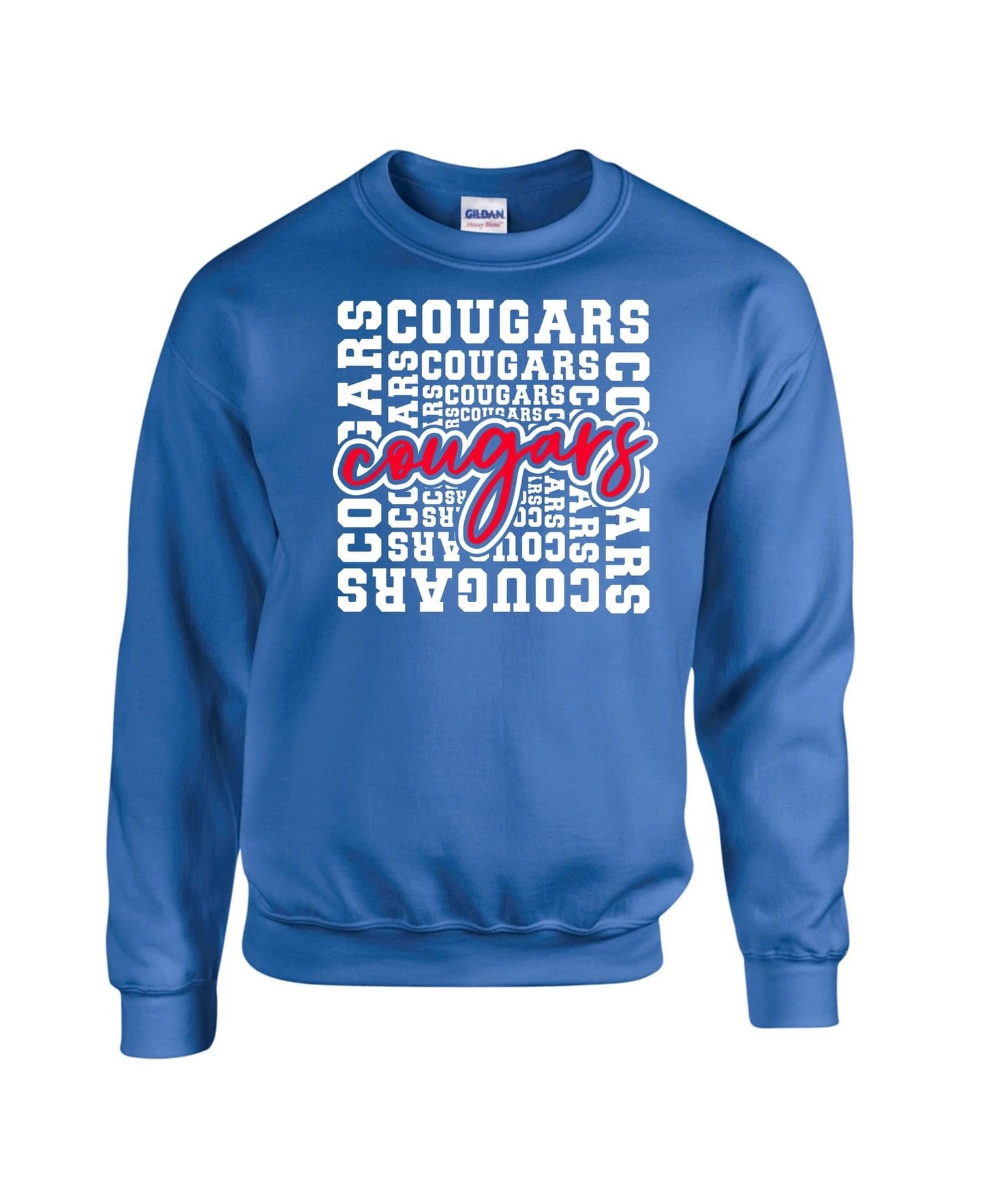 Cougars Cougars Cougars Crewneck Sweatshirt