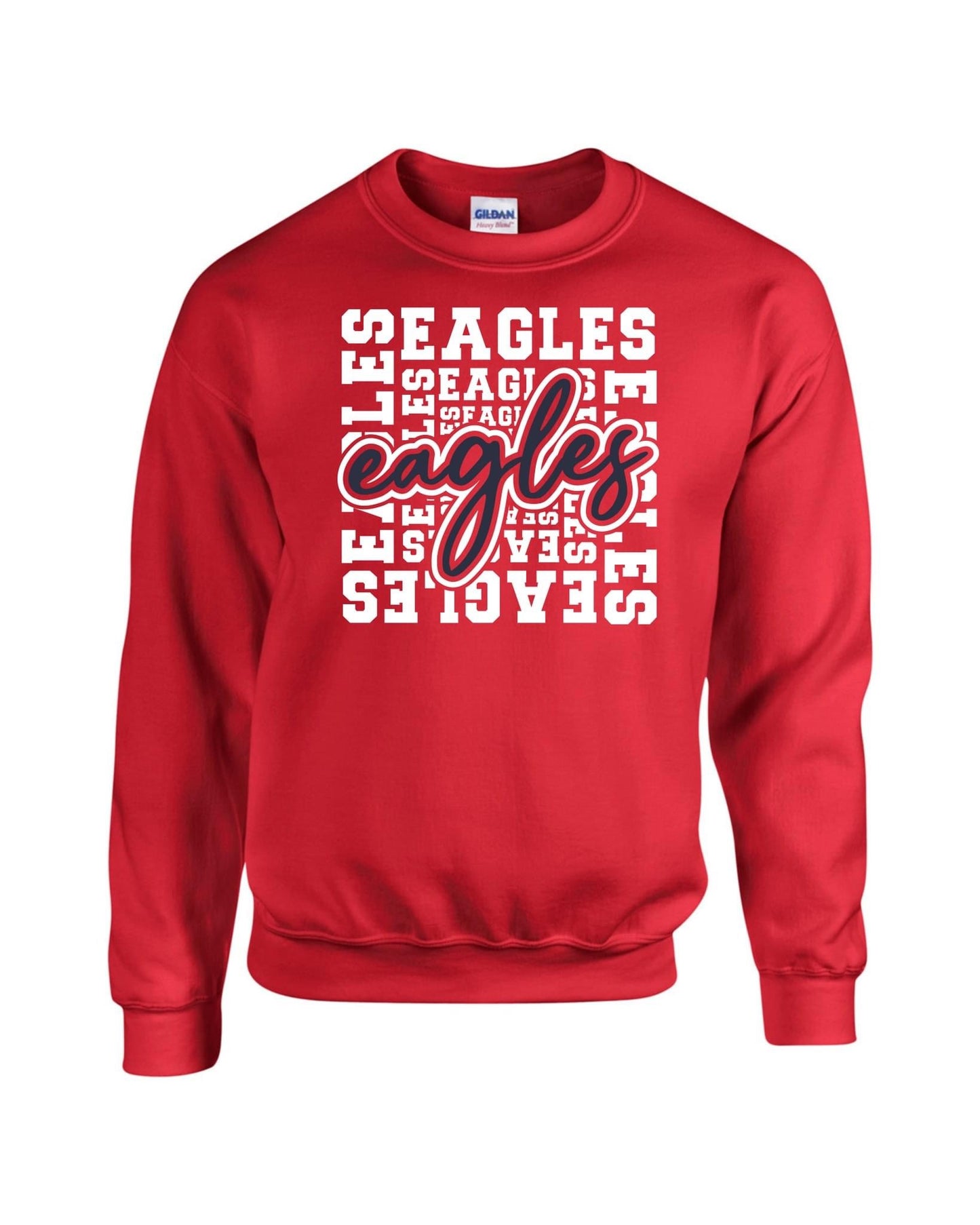 Eagles Eagles Eagles Crewneck Sweatshirt