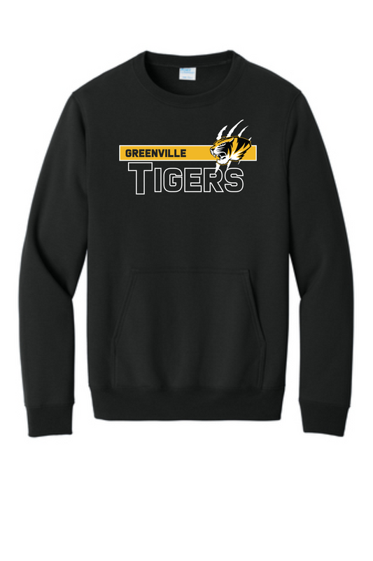 Greenville Tigers- CrewNeck Sweatshirts with pockets